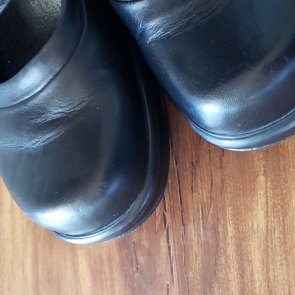 Dansko Babette Black Mary Jane Wedge Clog Shoes EU 40 - Picture 13 of 13